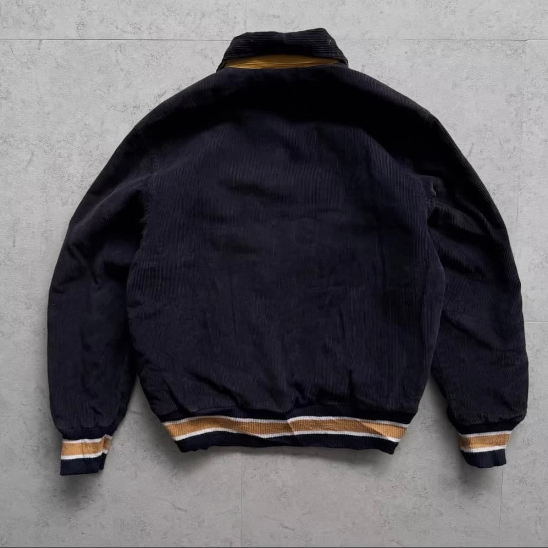 00s 빈티지 네이비 코듀로이 박시핏 봄버 자켓 상품이미지2
