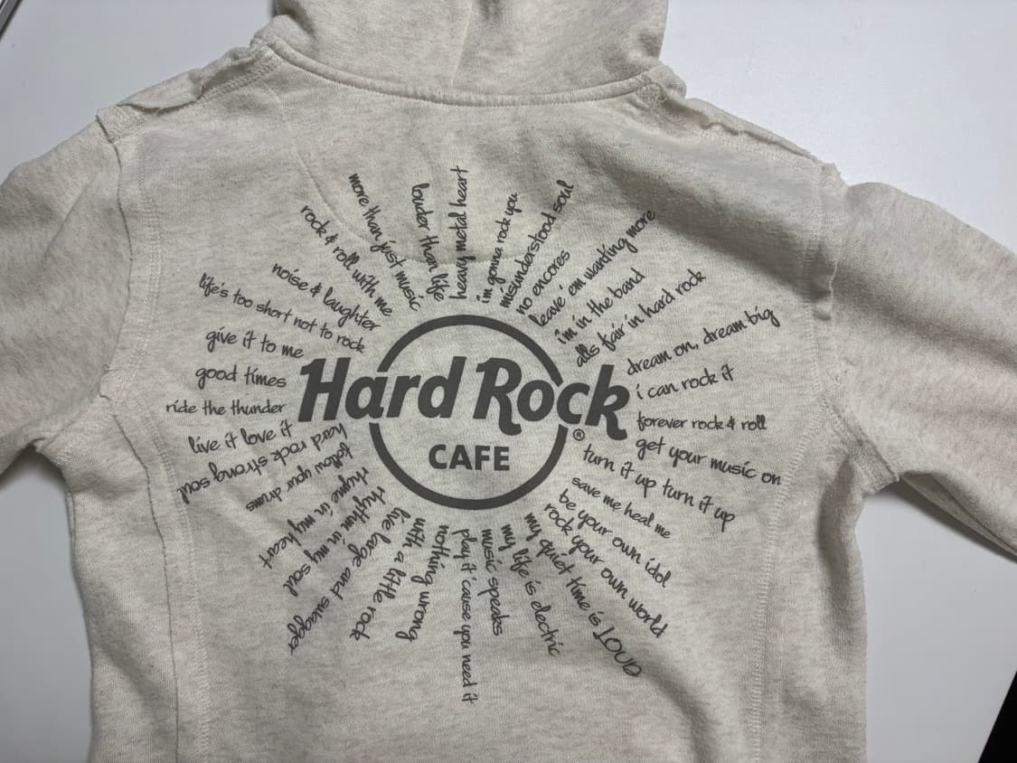 빈티지 하드록 후드집업 상품이미지1