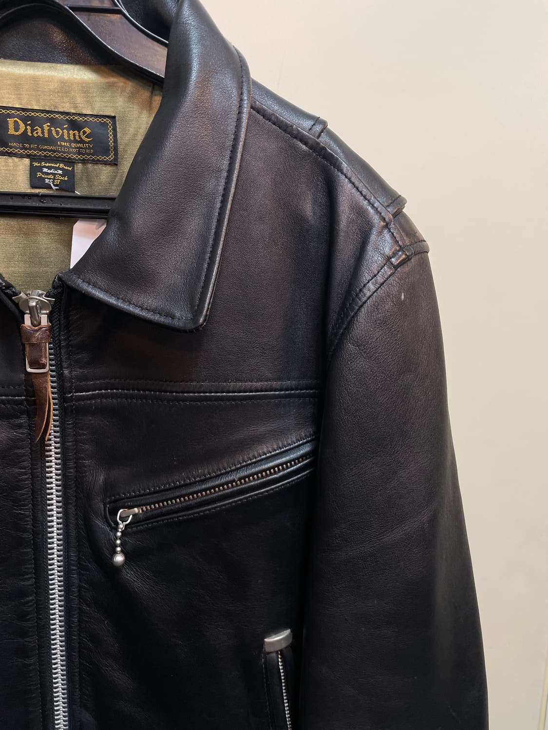디아프바인 소가죽 자켓 상품이미지2