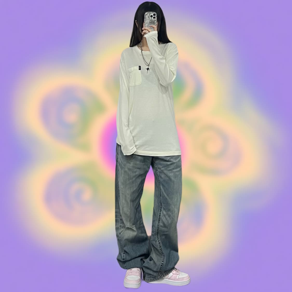 요지야마모토 삭스니이작 포켓 롱슬리브 상품이미지1