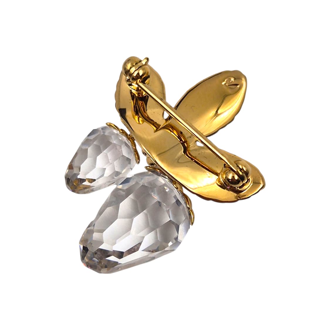 90s 스와로브스키 크리스탈 딸기 브로치 상품이미지5