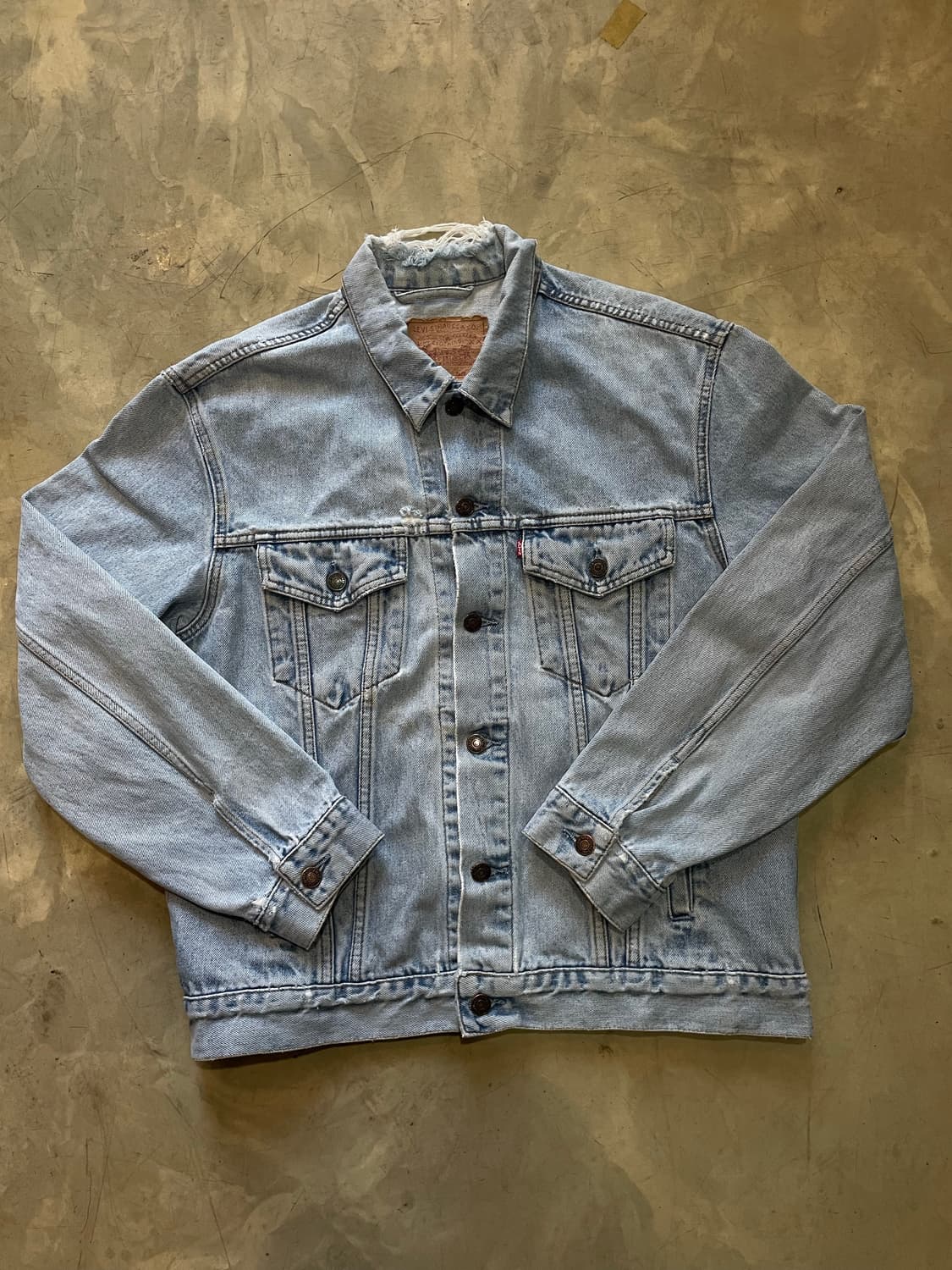 90’s 리바이스 데님 자켓 L MADE IN PORTUGAL 상품이미지4