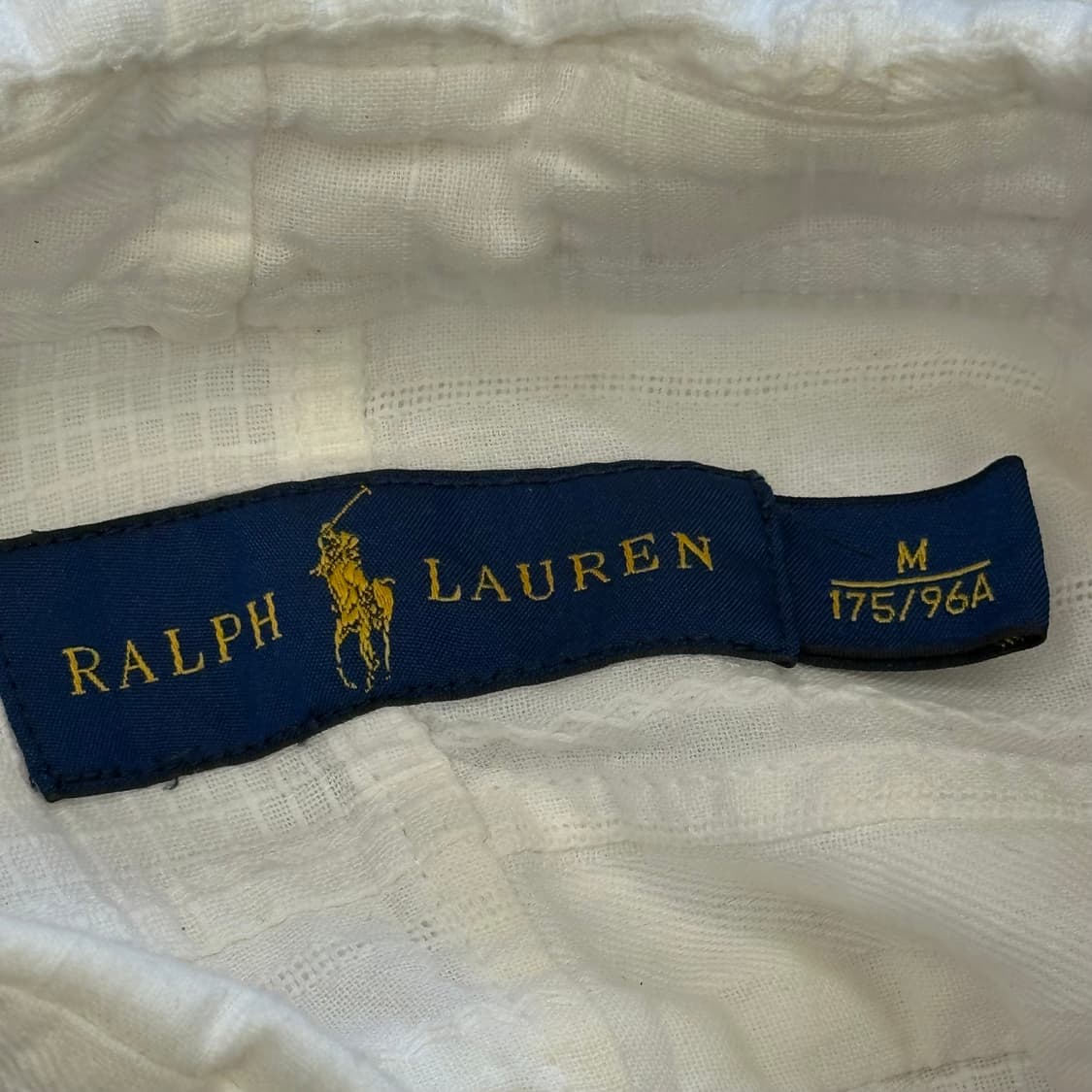 M 폴로랄프로렌 화이트 워크 반팔 셔츠 상품이미지4