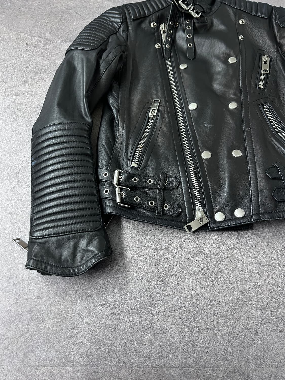 Napoleon Rider Multi Buckle Leather Jack 상품이미지4