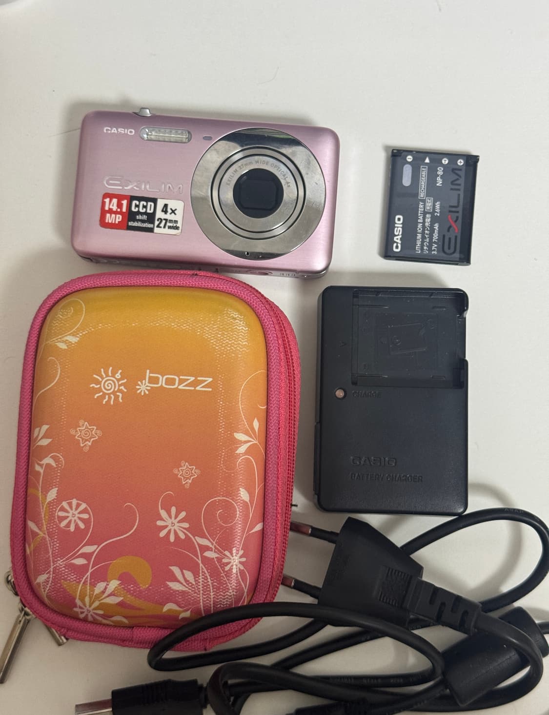 카시오 엑슬림 z800 연핑크  상품이미지6