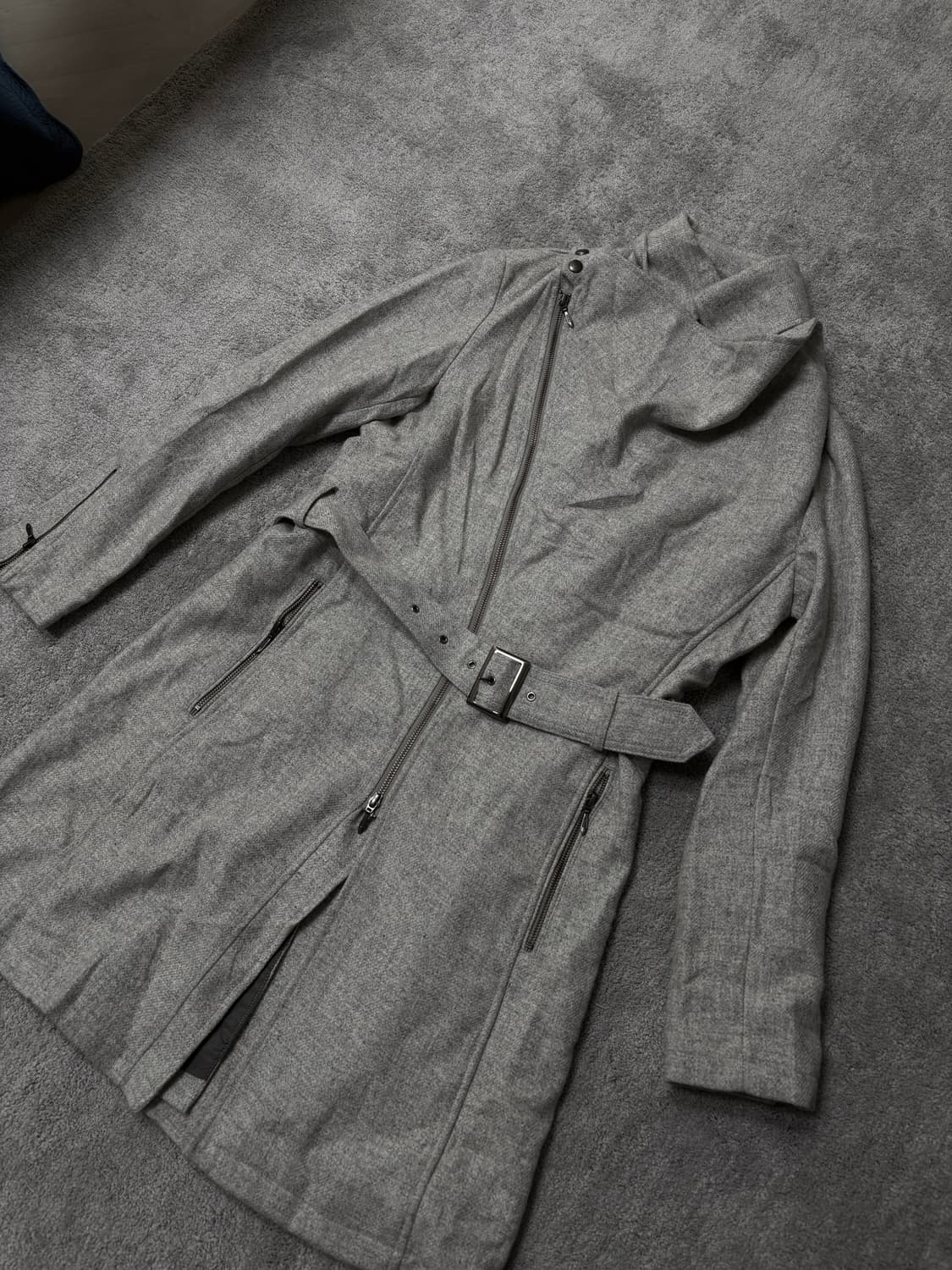 "Tornado Mart" high neck cross zip coat 상품이미지2