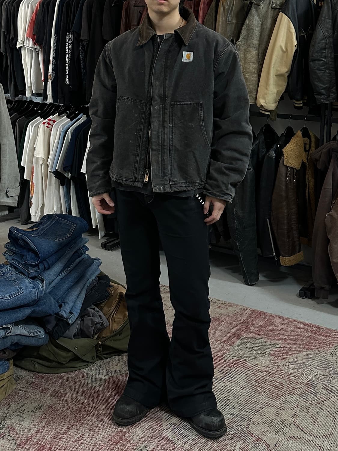 90's OG USA 칼하트 J02 아크틱 칼하트 디트로이트 자켓 상품이미지2