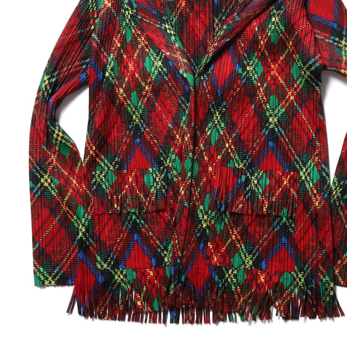 Pleats Please Check Pattern Pleats Cardi 상품이미지3