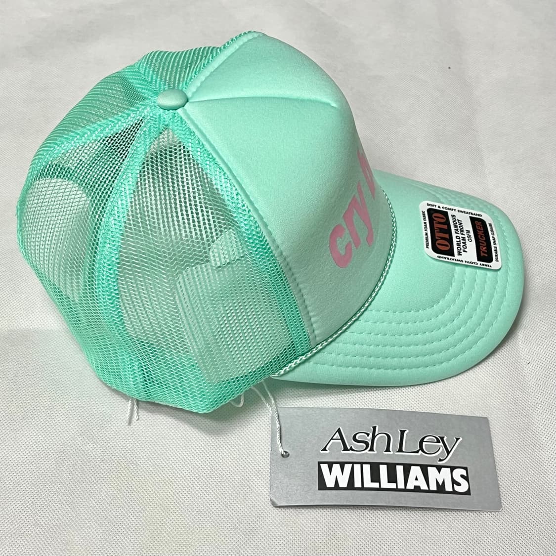 애슐리 윌리엄스 25fw 크라이 베이비 트러커 캡/민트 상품이미지2