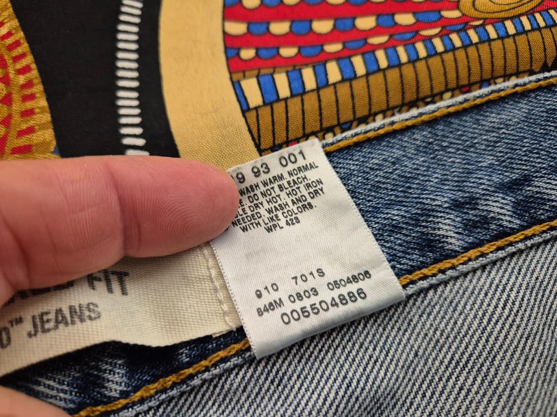 00s 리바이스 550 릴렉스드 핏 데님 팬츠 상품이미지8