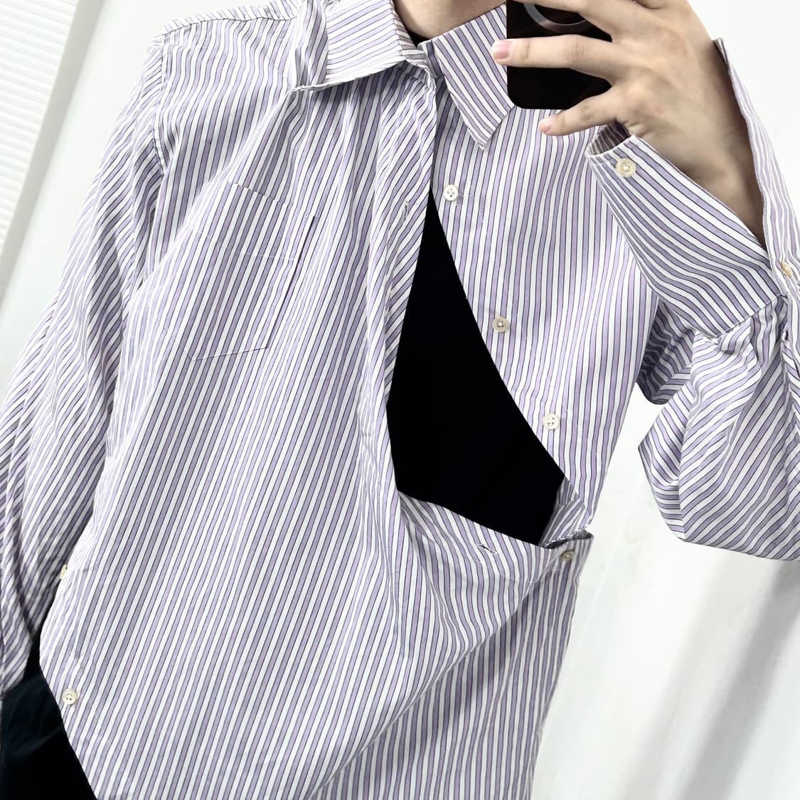 니나무나 니나모우나 디테처블 셔츠 상품이미지3