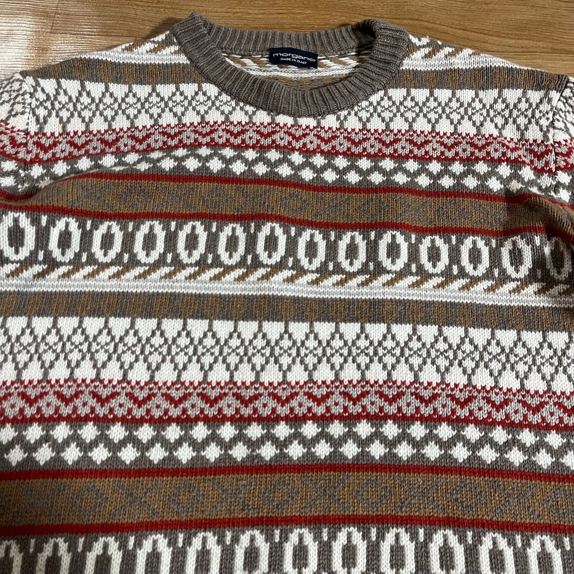 [100] 모르가노 페어아일 캐시미어 니트 상품이미지2