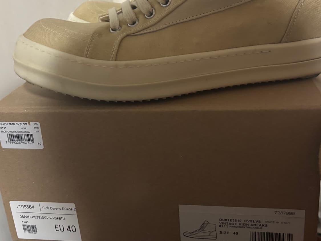 Rick Owens DRKSHDW 빈티지 하이탑 스니커즈 상품이미지3