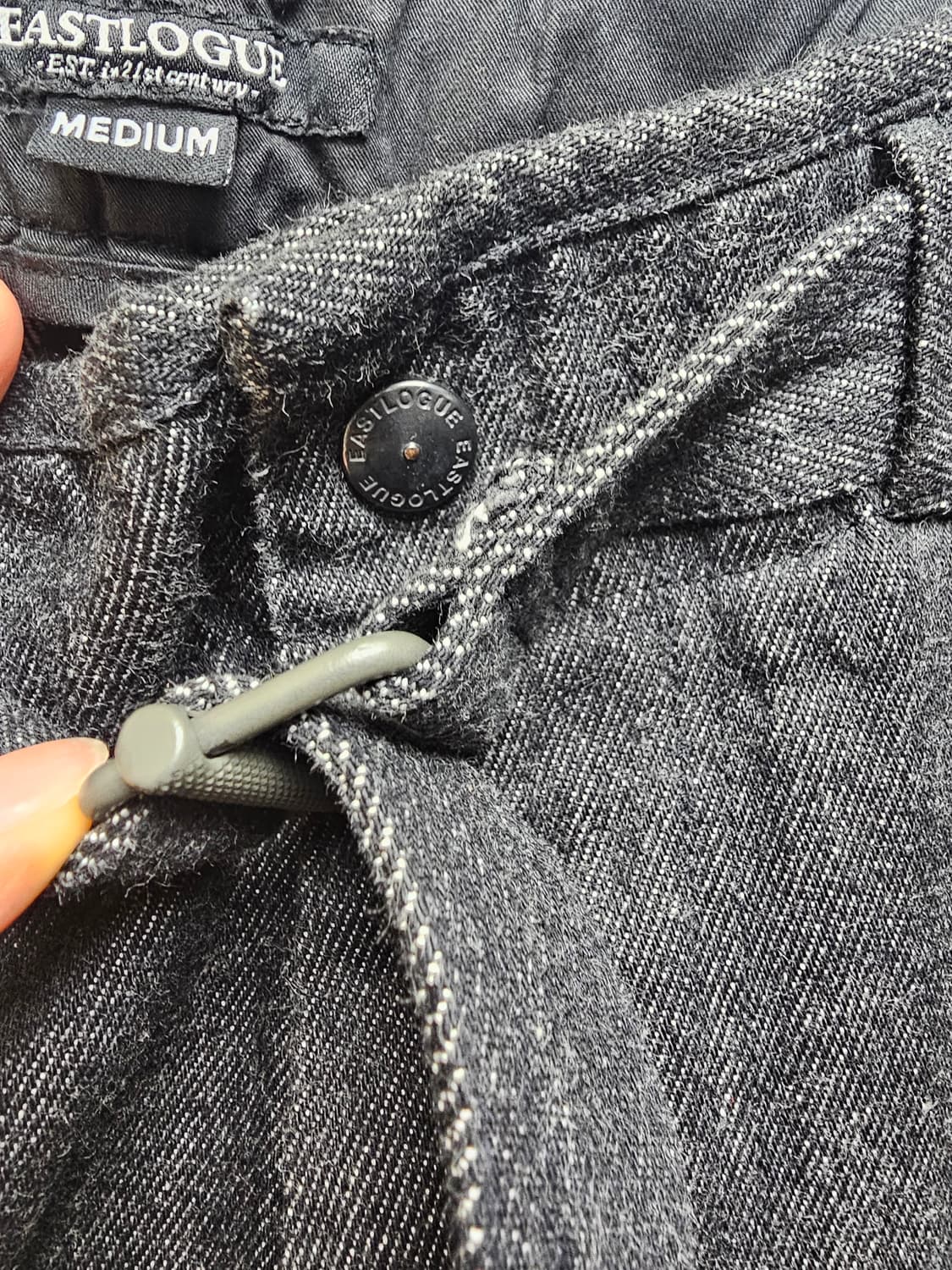 새상품 이스트로그 데님 카고 팬츠 상품이미지8