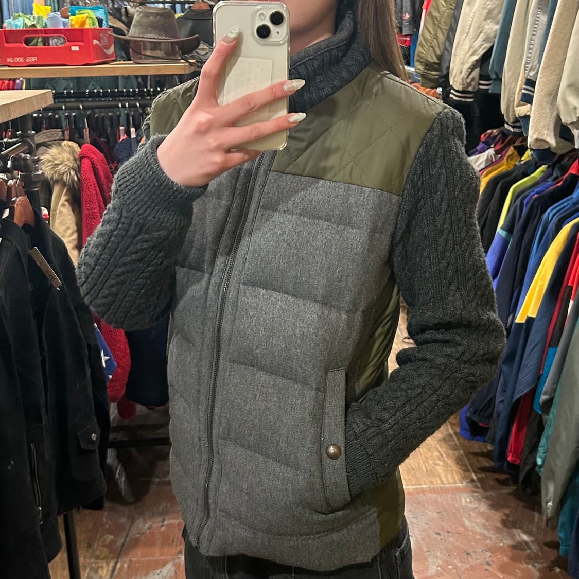 [HI] 빠니깔레 봄버 자켓 차콜 상품이미지4