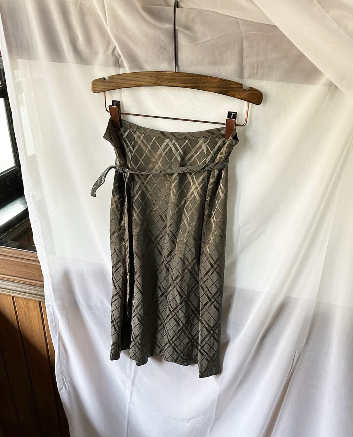 ISABEL MARANT tie check skirt 상품이미지5