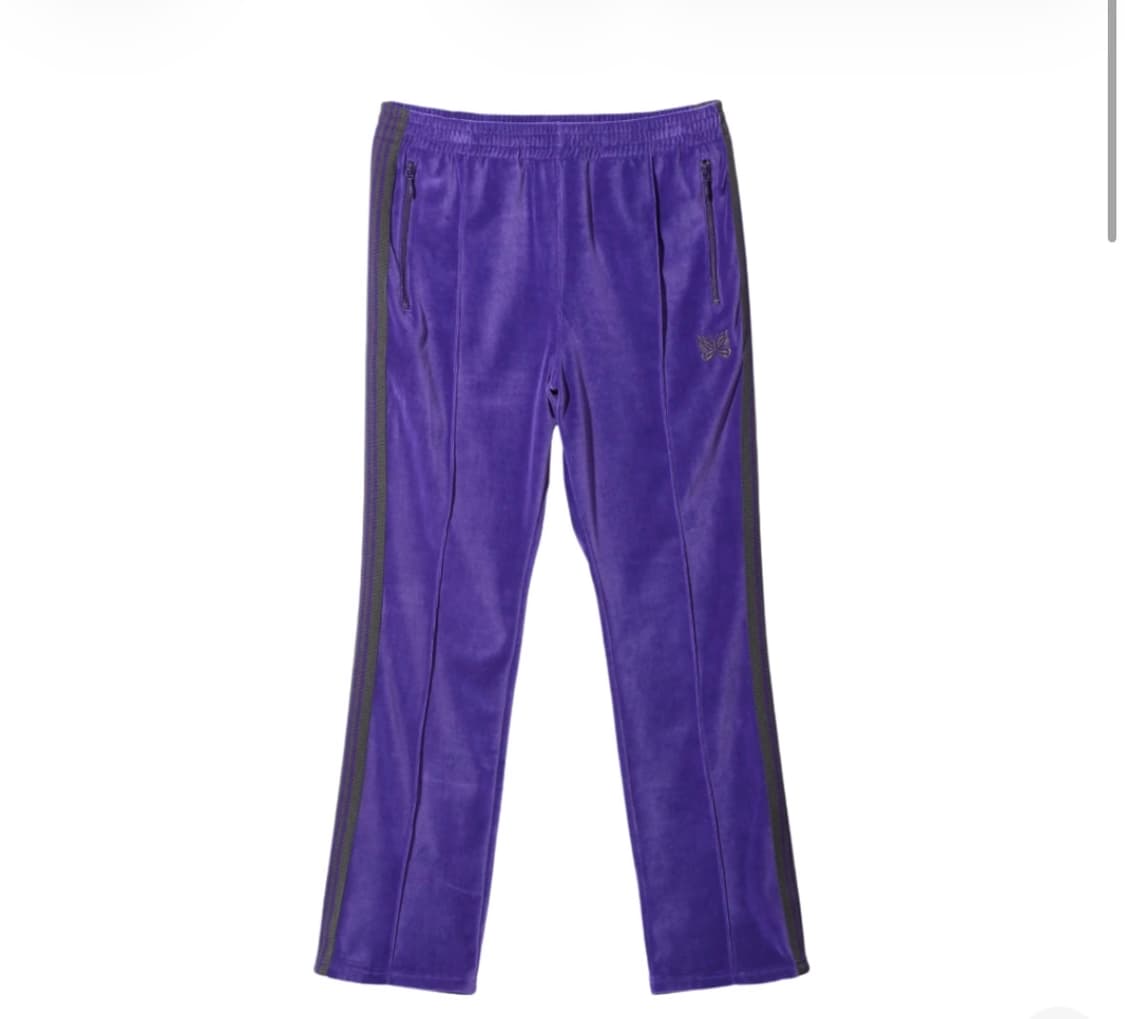S) 니들스 내로우 트랙 팬츠 C/PE 벨루어 퍼플 상품이미지2