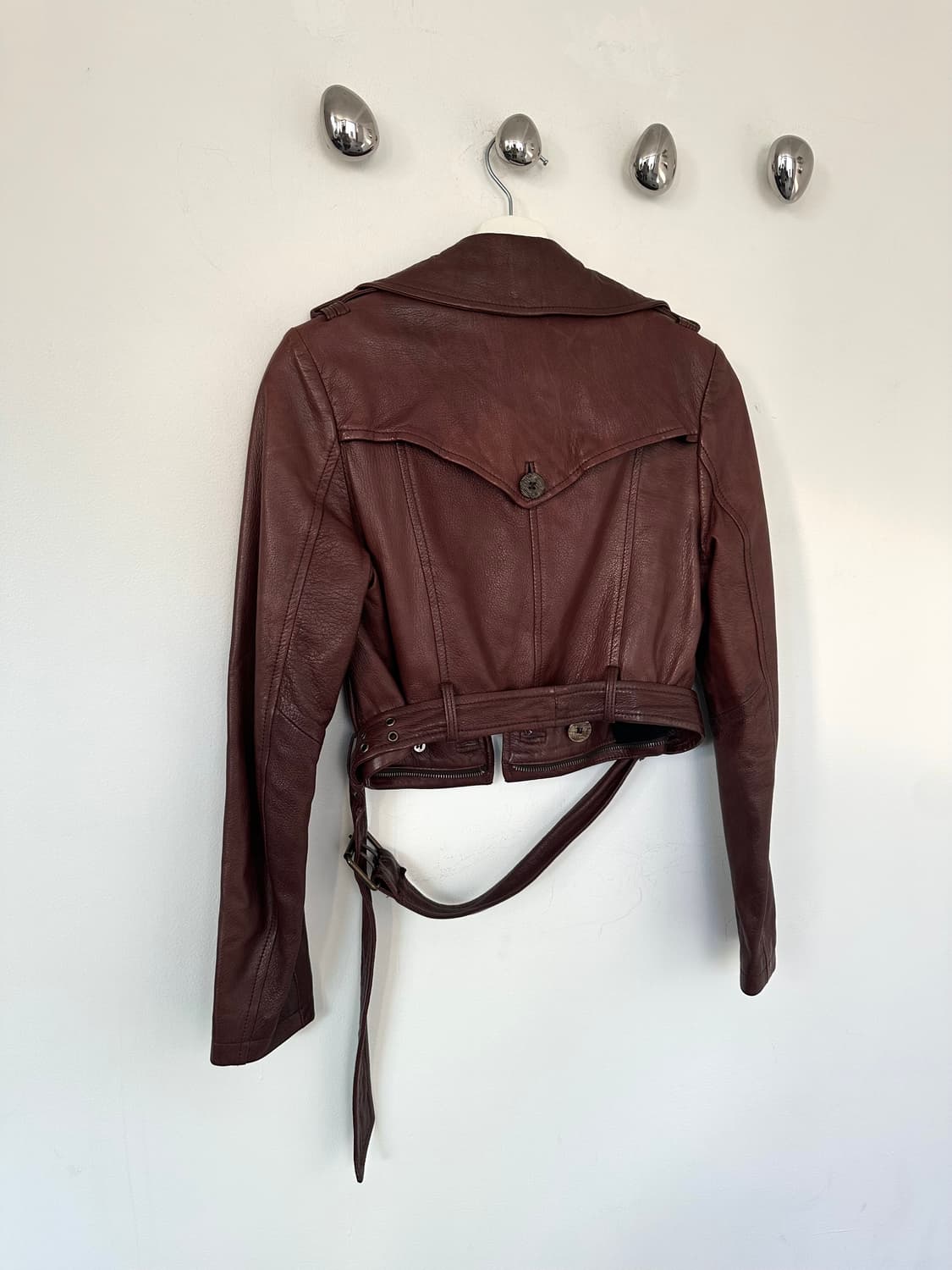 조르지오 브라토 아카이브 해체 레더 코트 상품이미지4