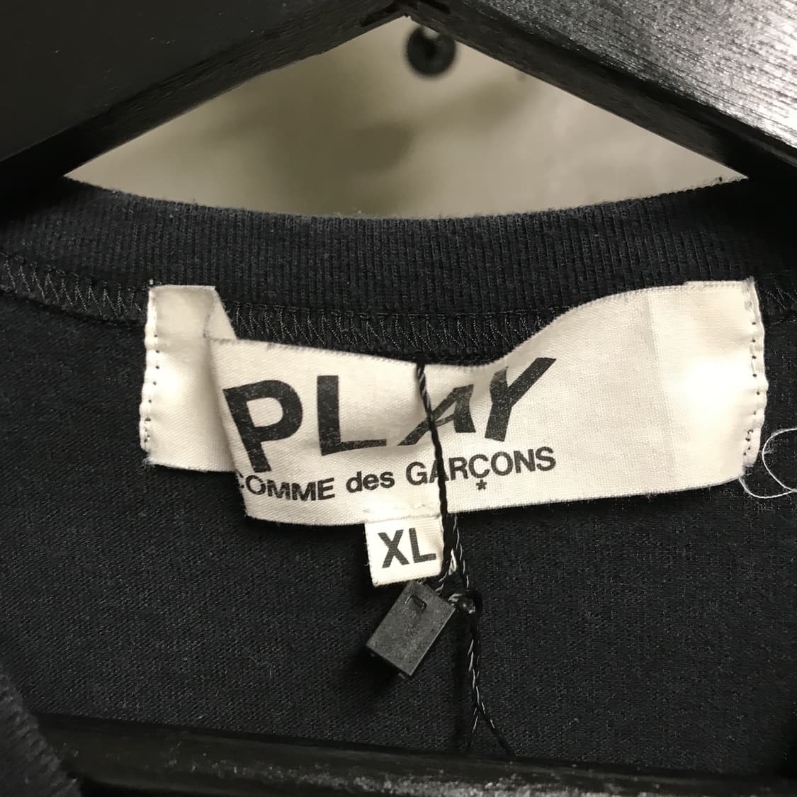 꼼데가르송 와펜 반팔 티셔츠 블랙 XL 상품이미지5