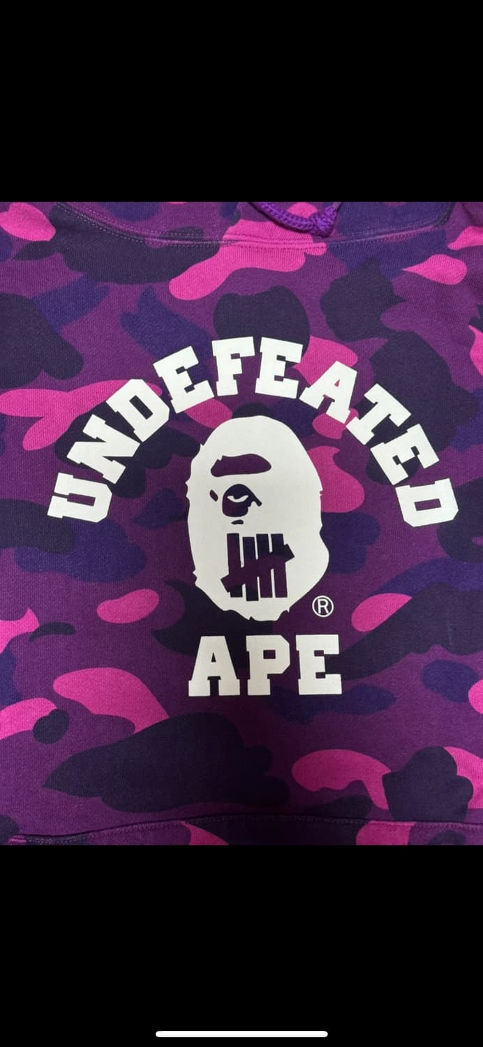 퍼플 카모 후드티 상품이미지2