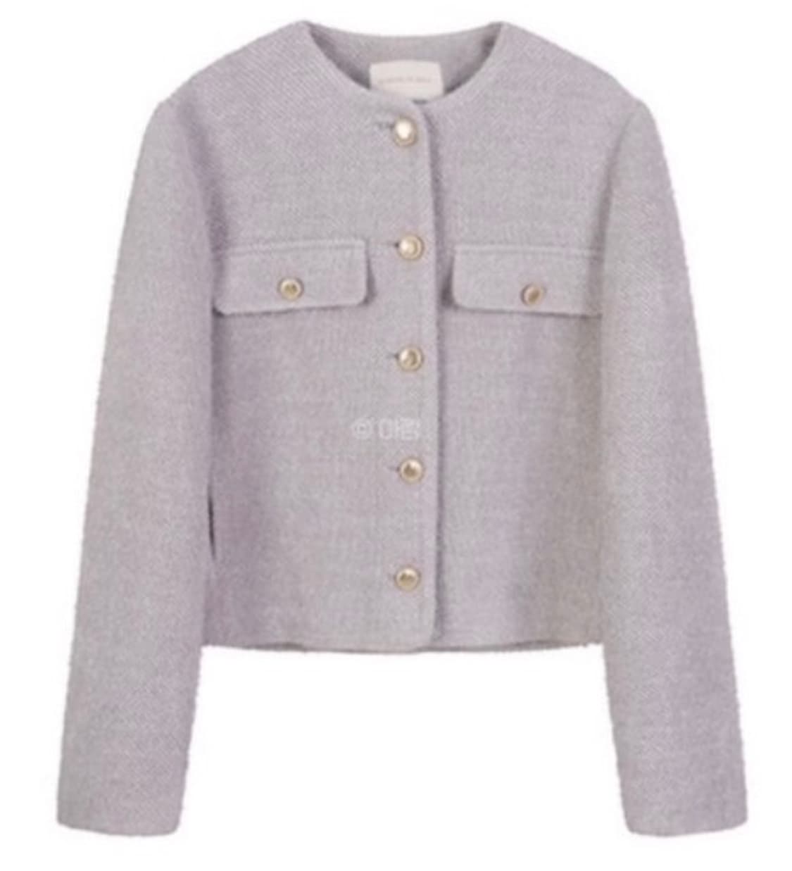 [삽니다] 플라스틱아일랜드 노카라 헤어리 자켓 PQ4WJ061 바이올렛  상품이미지1