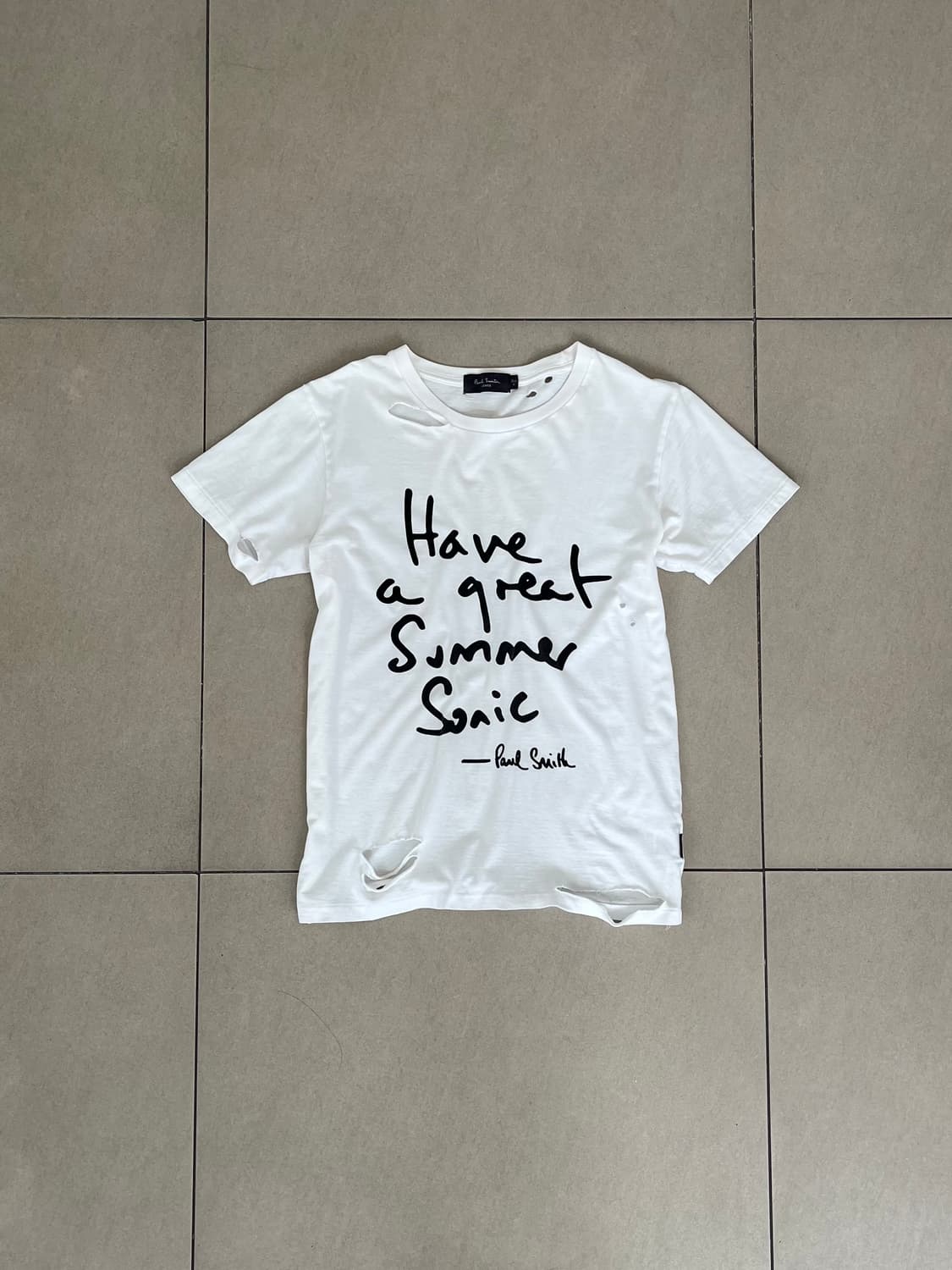 폴스미스 디스트로이드 티셔츠 상품이미지1