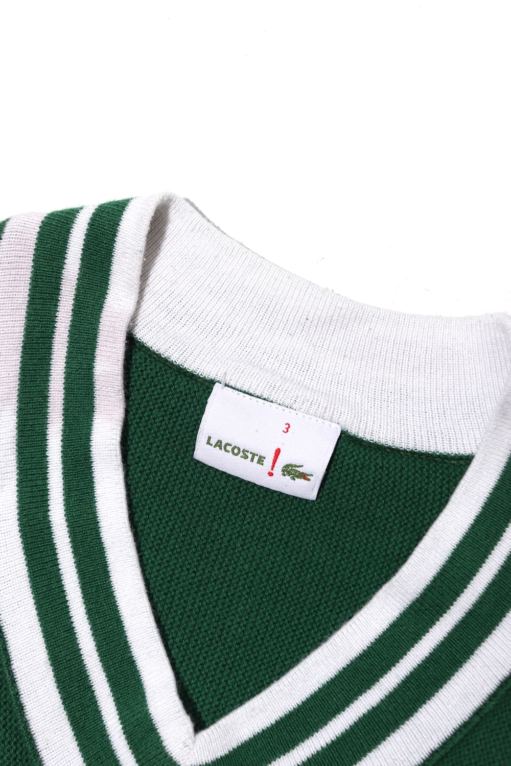 LACOSTE V넥 테니스 니트 size 3 상품이미지4