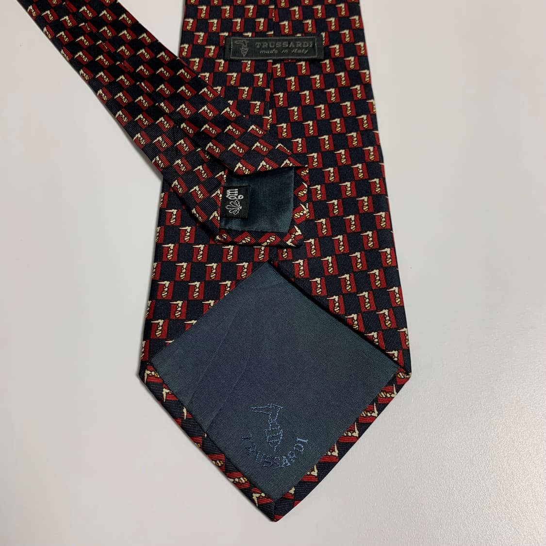 트루사르디 모노그램 명품넥타이 이태리 100실크 A+등급 장폭 상품이미지6