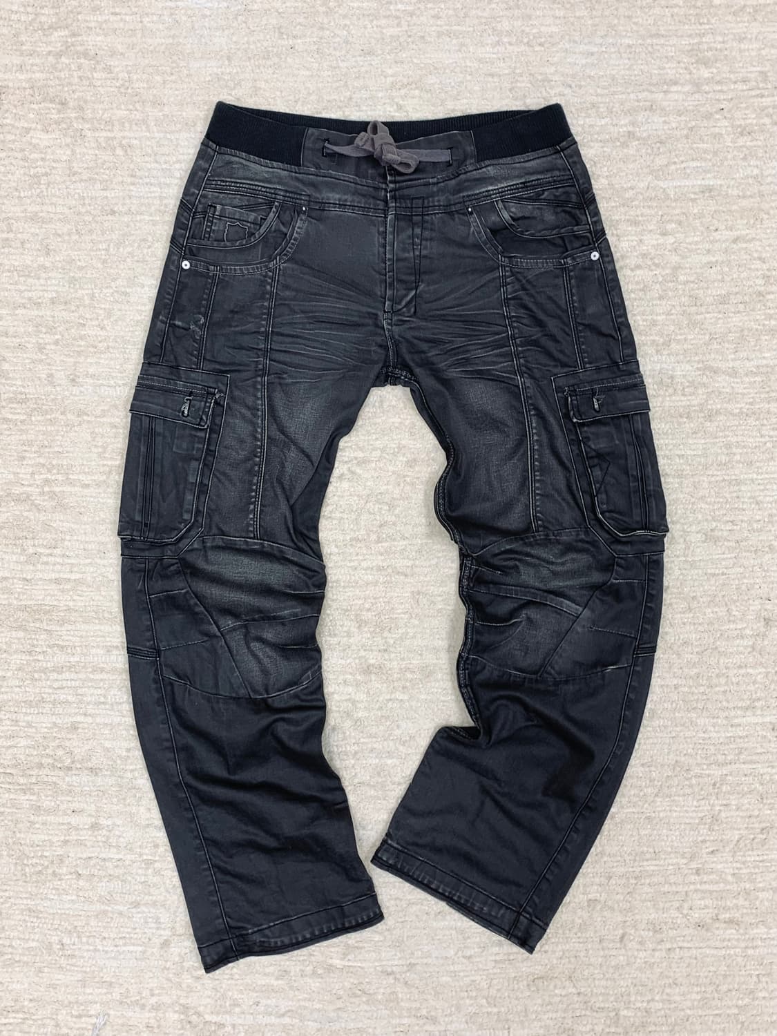 Police 883 Gray-Wash Biker Denim 상품이미지1