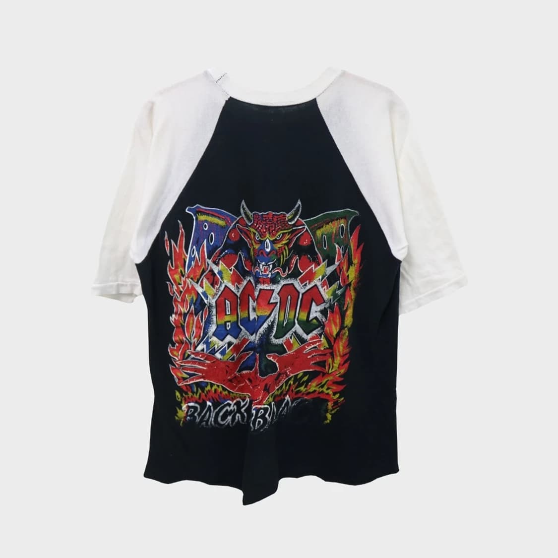 80'S ACDC BACK IN BLACK 나그랑 티셔츠 67965 상품이미지2