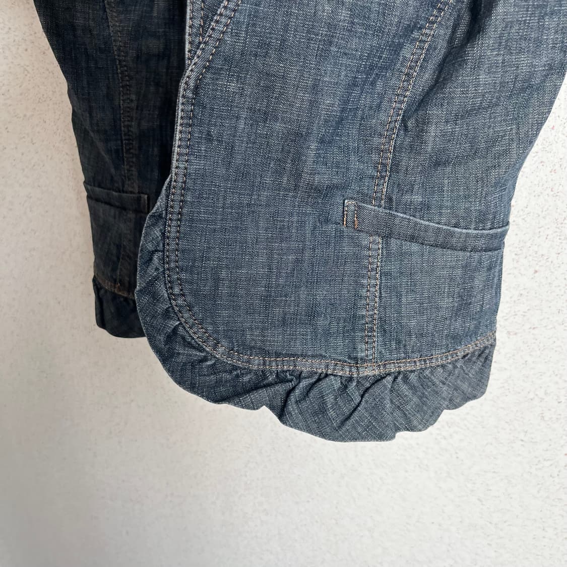 Jpn Vtg Aylesbury 데님 반팔 자켓 상품이미지3