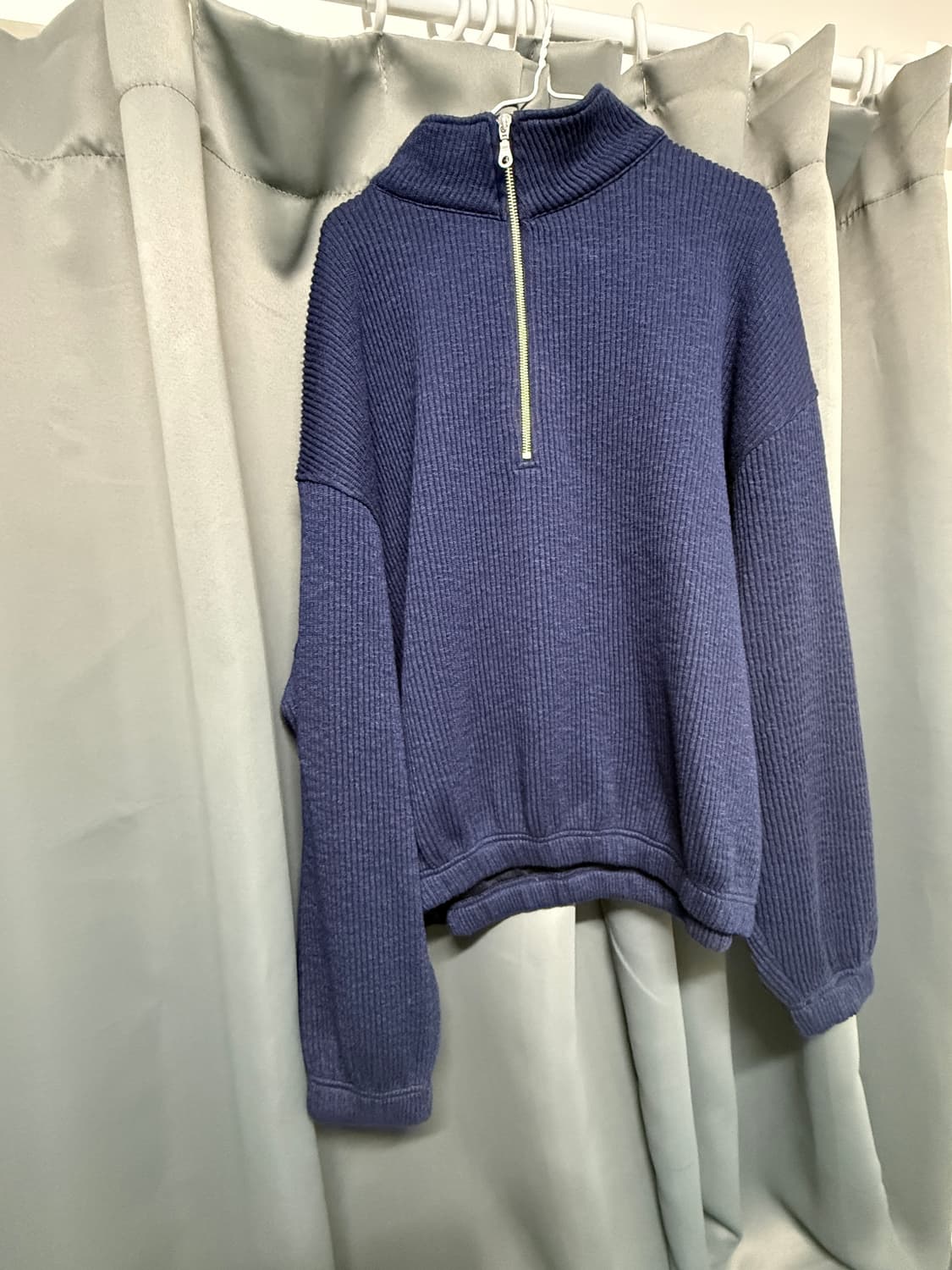 논노드 하프집업 네이비 1 상품이미지1