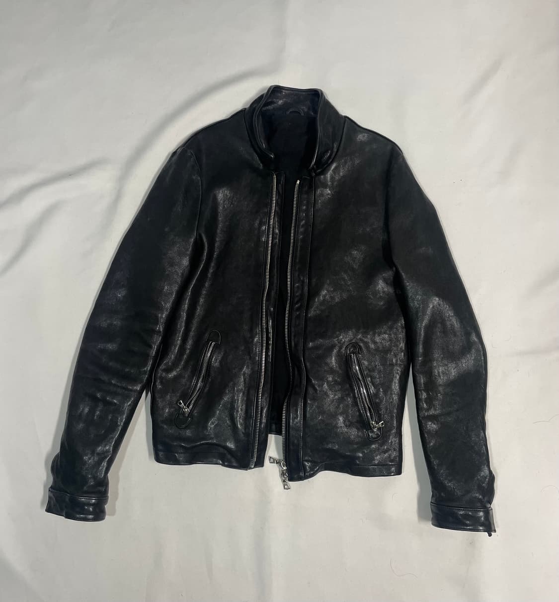 not CCP, but quality 램스킨 레더자켓 상품이미지5