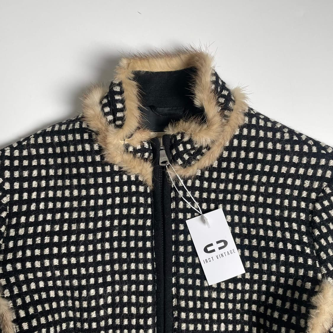 지안프랑코 페레 라니울&밍크 퍼 집업 자켓 (italy)   상품이미지4