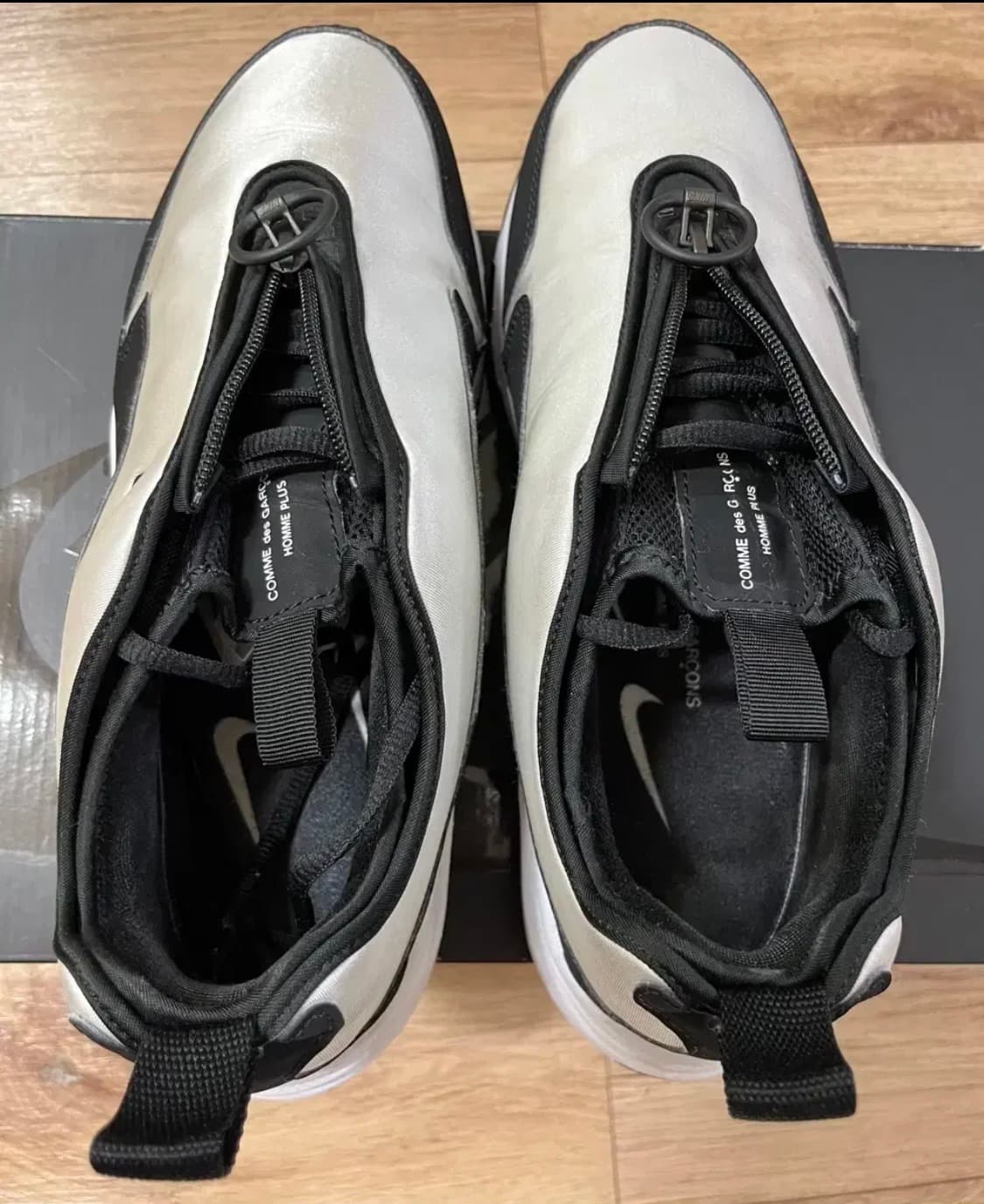 나이키 꼼데가르송 옴므플러스 에어맥스 선더 sp 화이트블랙 상품이미지5