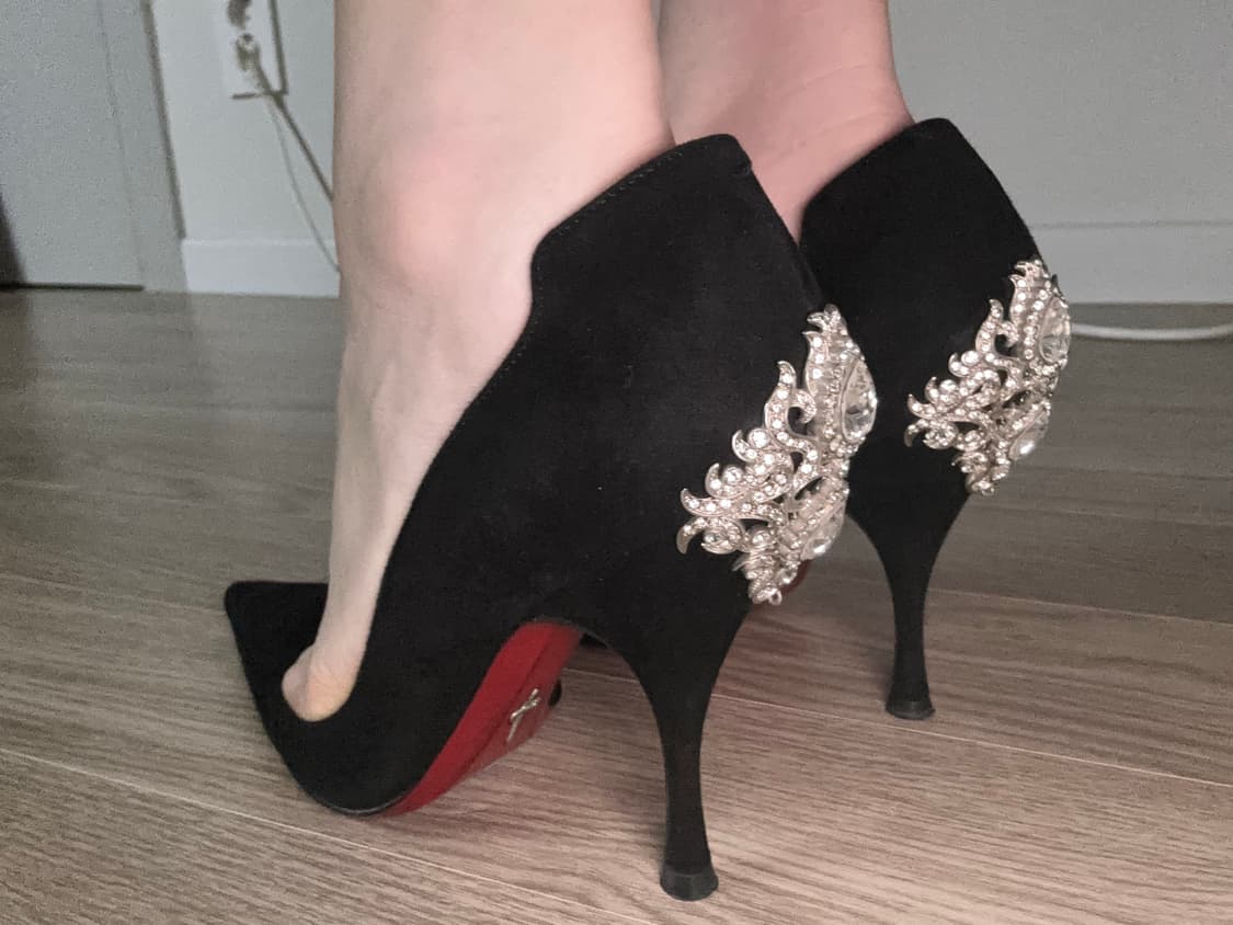 체사레 파조티 스틸레토 힐 (정품) 240~245 고딕 로맨틱 고스 상품이미지7