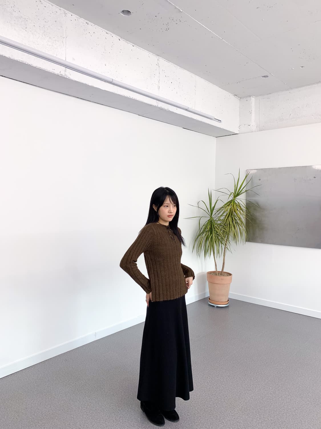 JPN 모헤어 실크 혼방 니트 85 상품이미지3