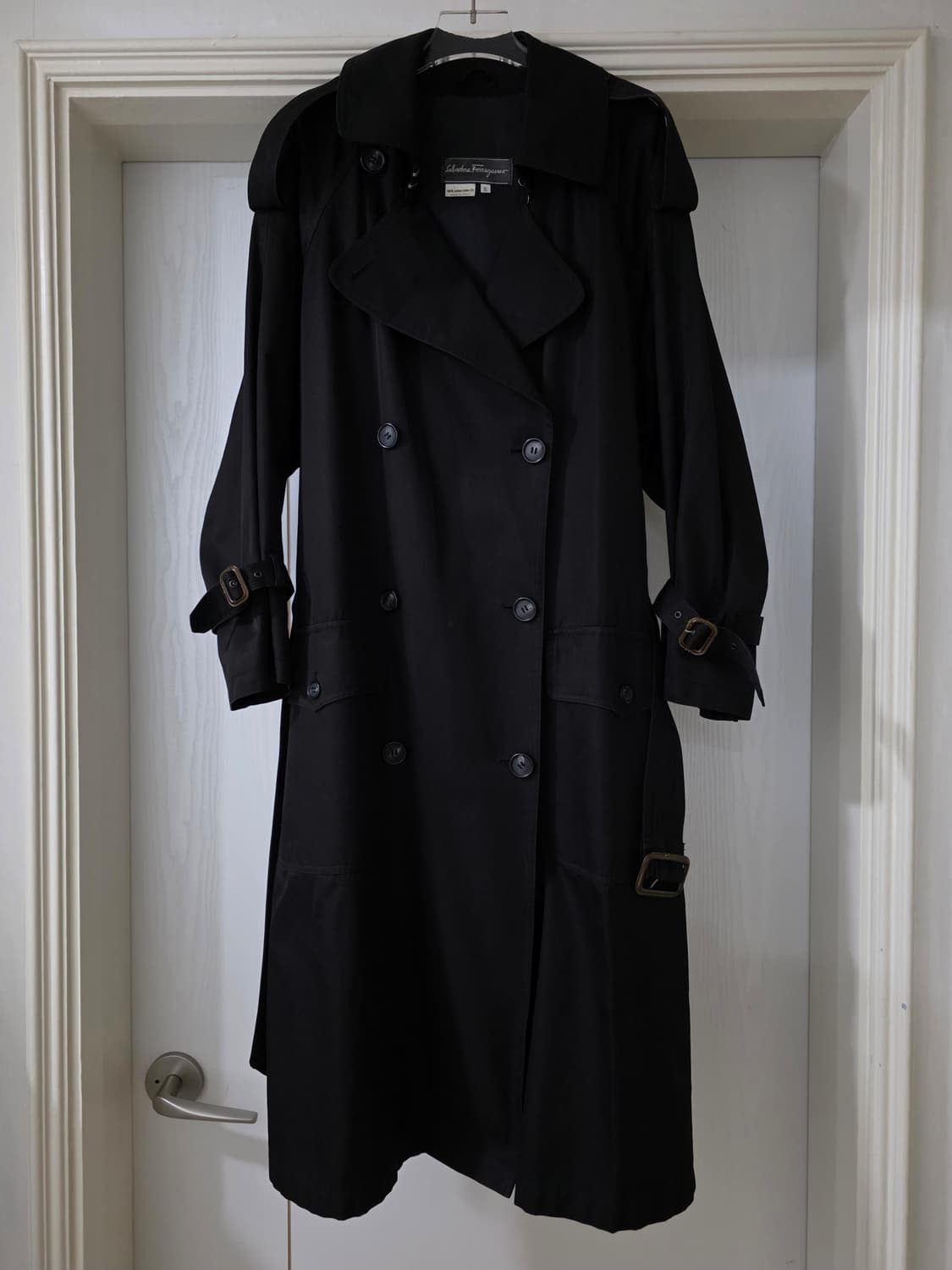 상태좋음) 정품 페레가모 여성 트렌치코트 프리사이즈 상품이미지2