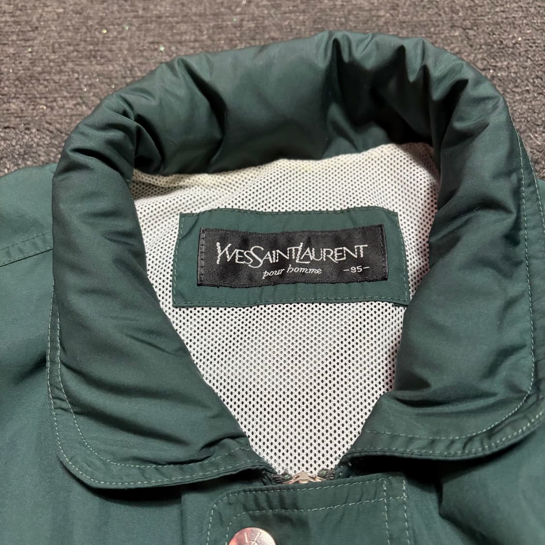 YSL 입생로랑 딥그린 블루종 바람막이 95 상품이미지5