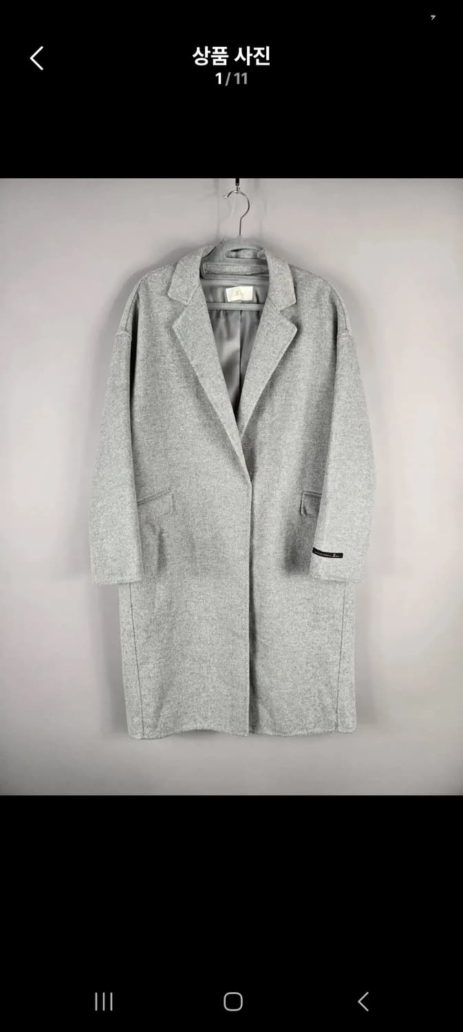 JJjigott 핸드메이드 그레이 코트 상품이미지1