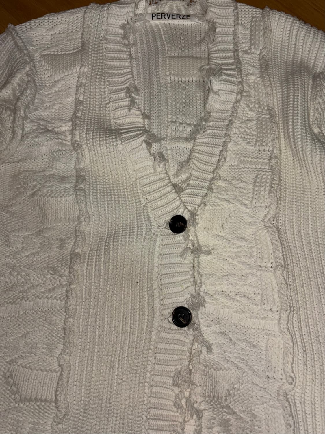 퍼버즈 데미지 가디건 상품이미지2