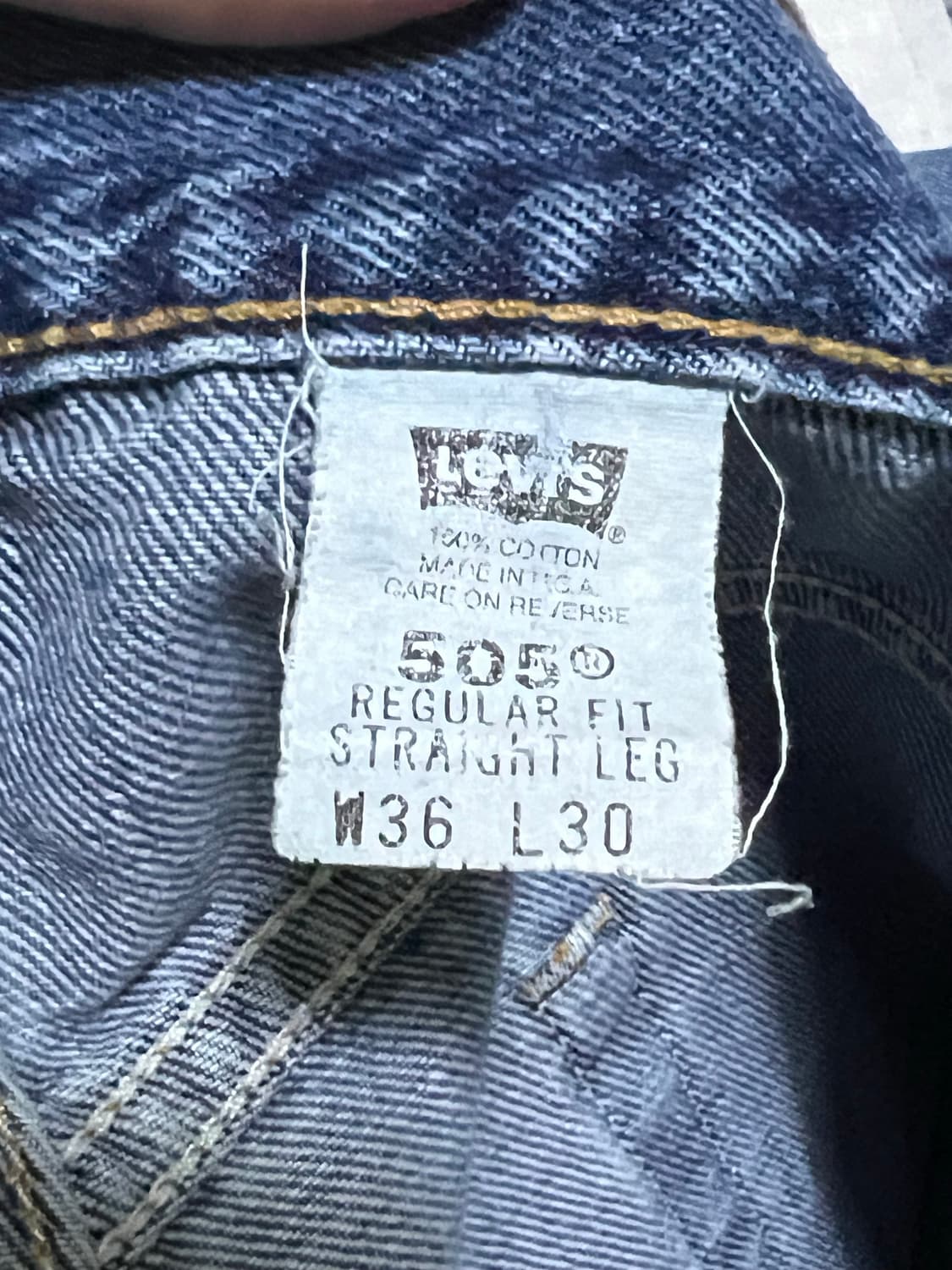 USA 00s초 리바이스 505 (36x30) 상품이미지5