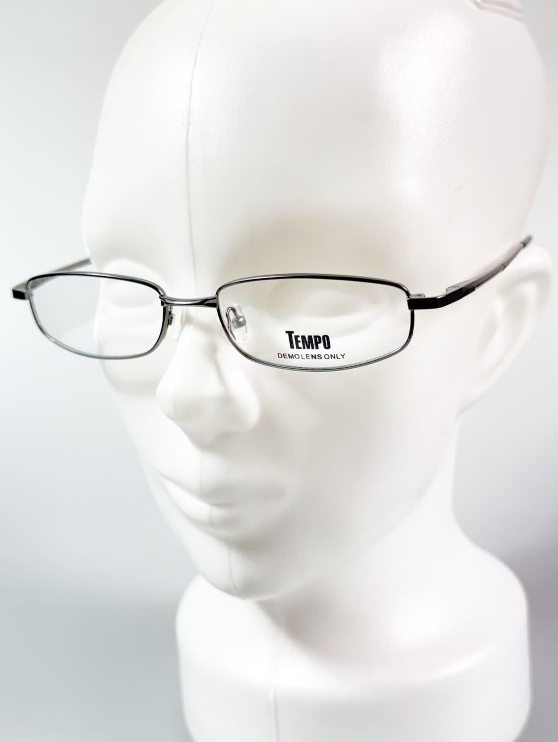 TEMPO 슬림 스퀘어 다크실버 메탈 프레임 빈티지 안경 상품이미지8