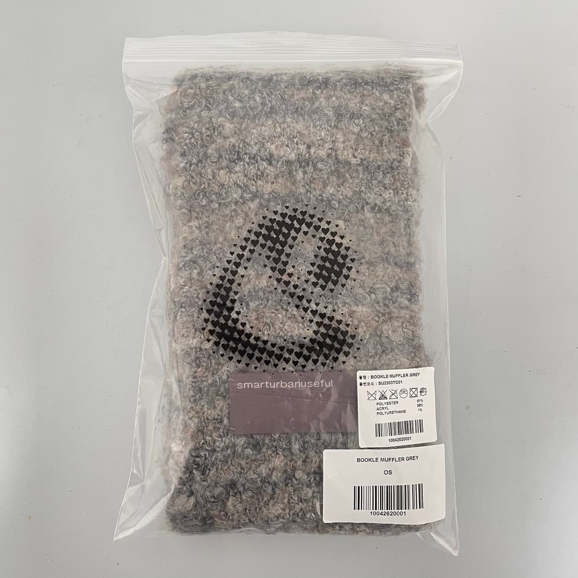 코이세이오 스마트어반유즈풀 suu 부클 머플러 그레이 상품이미지7