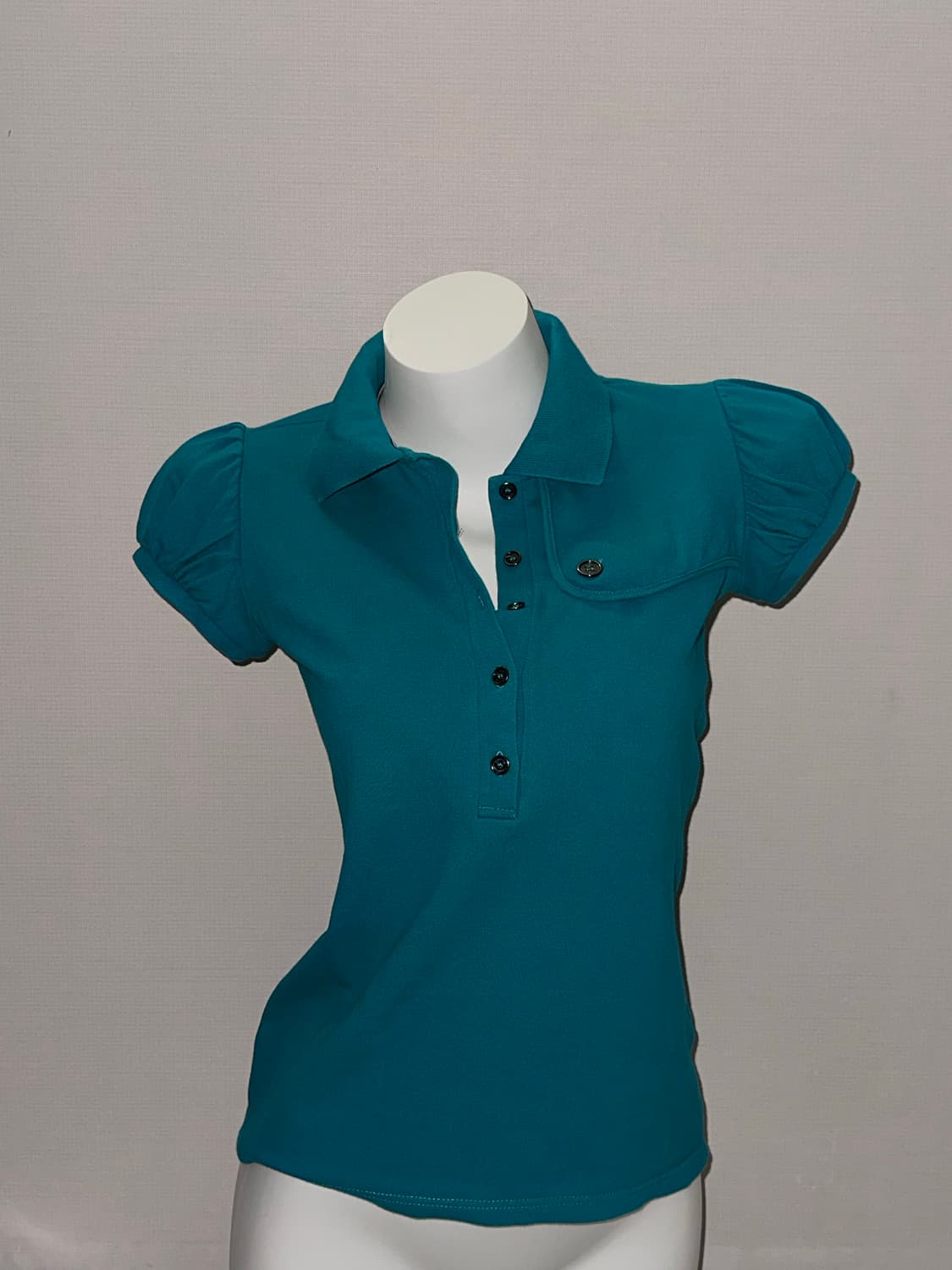 버버리 빈티지 퍼프소매 카라티 상품이미지1