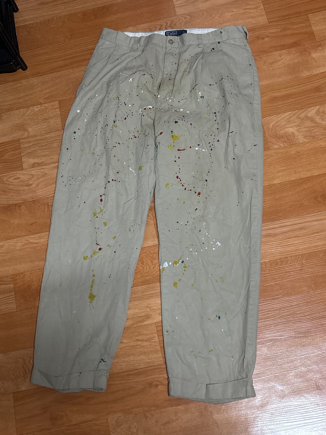 폴로 페인팅 치노 팬츠 35 (04번 상품이미지1