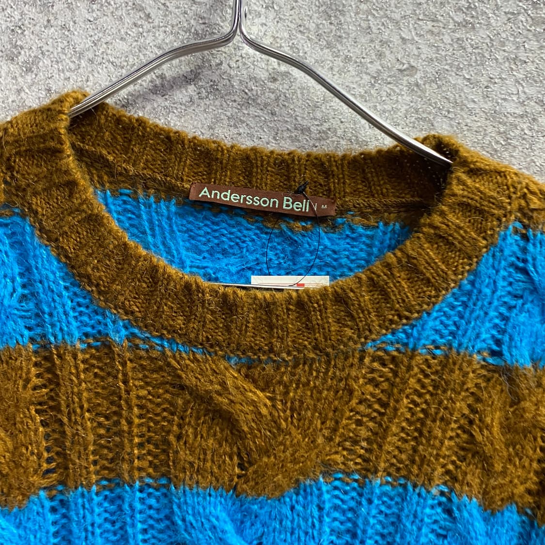 앤더슨벨 그런지 투톤 스트라이프 니트 B4497 상품이미지3