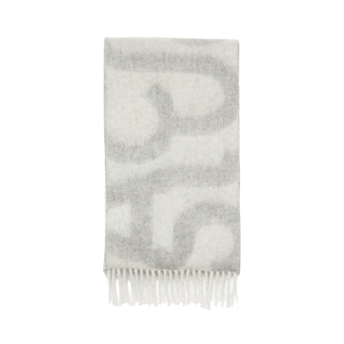 [구함글]아크네 스튜디오 로고 스카프 라이트 그레이 상품이미지1