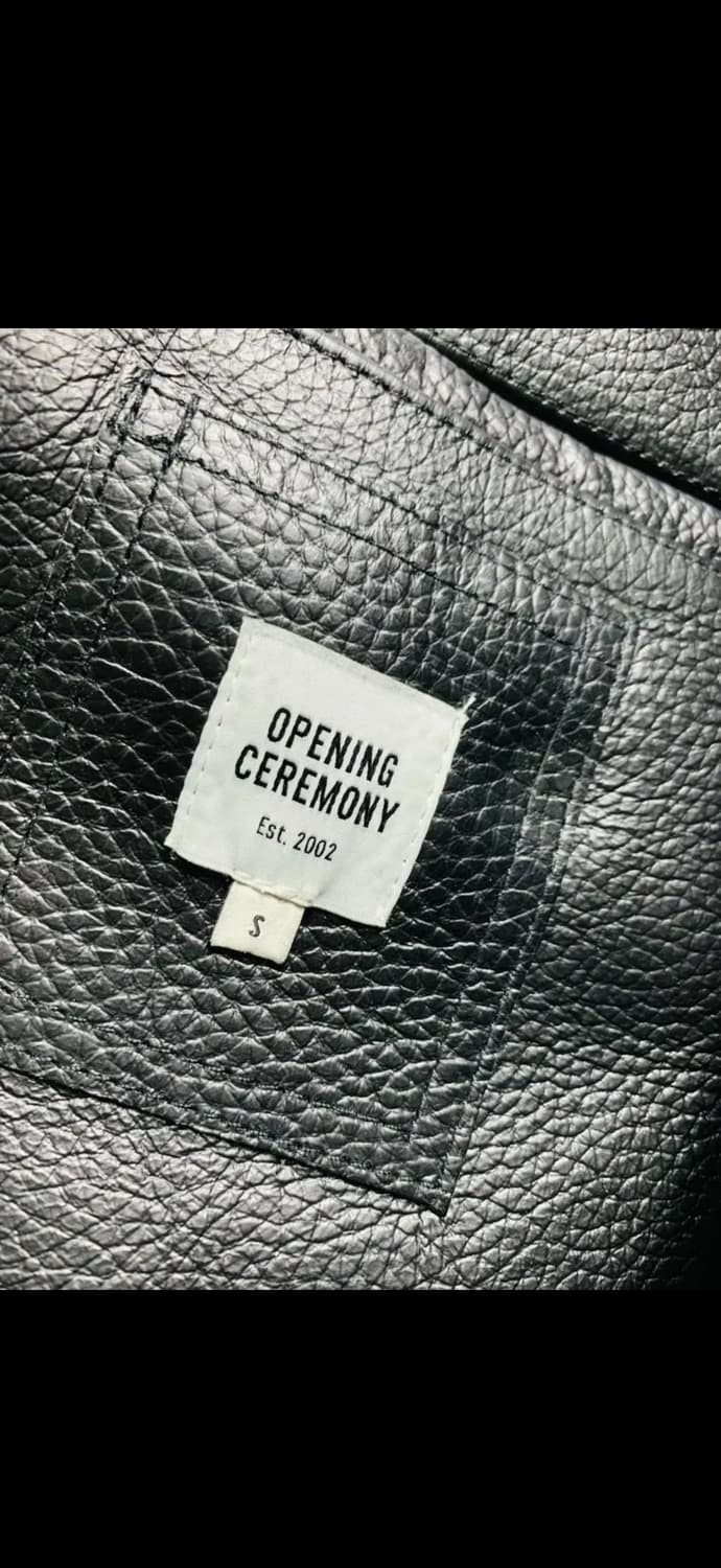 오프닝세레모니 가죽자켓 레더자켓 바이크자켓 바이커자켓  상품이미지4