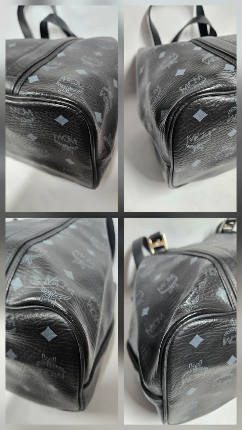 MCM 비세토스 블랙 쇼퍼백 + 파우치 상품이미지9